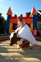 Bride on Mechanical Bull