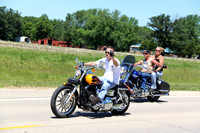 Freedom Run Motor Cycles coming into Marseilles (06-19-10)
